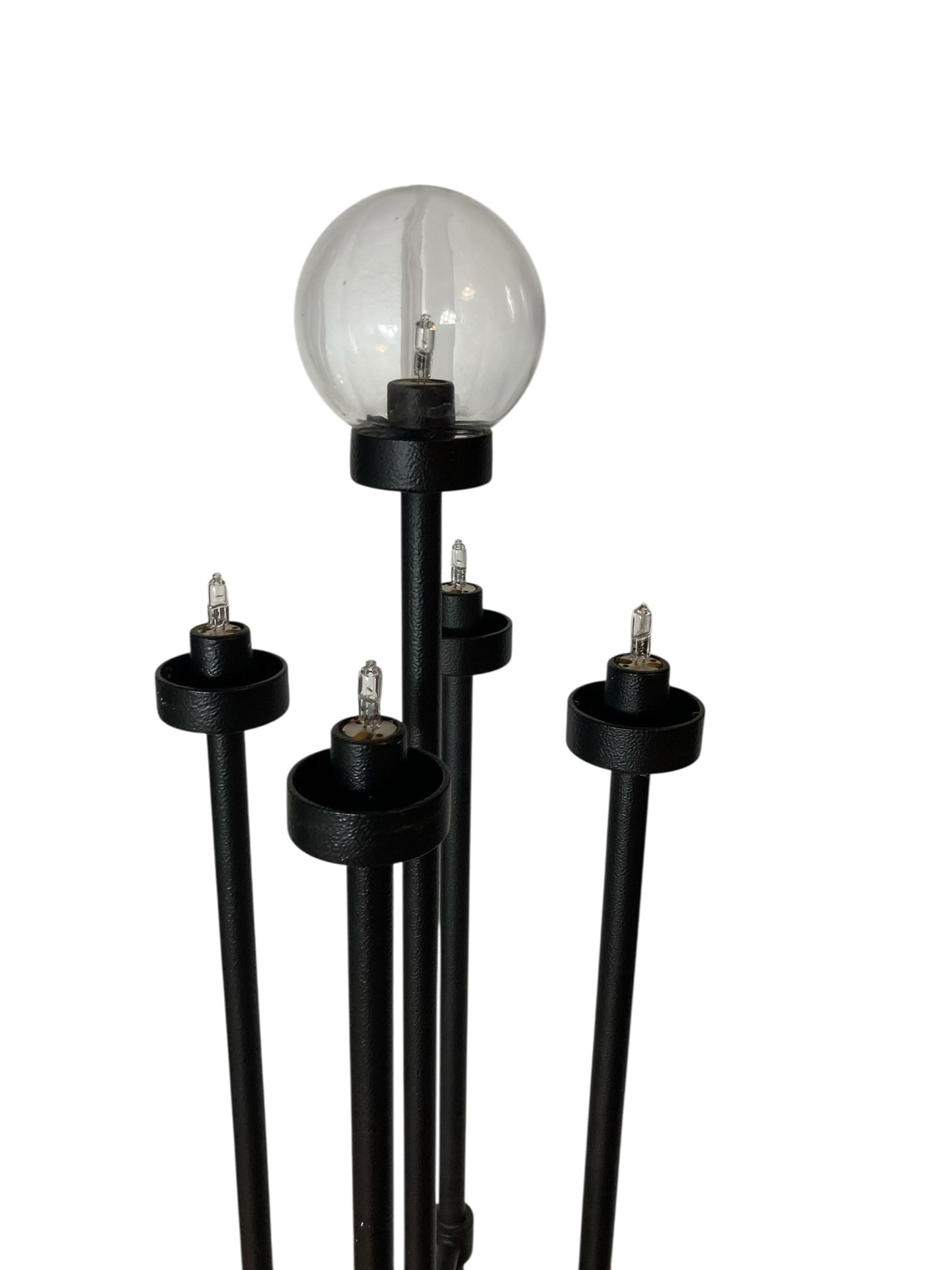 A pair of Italian metal floor lamps