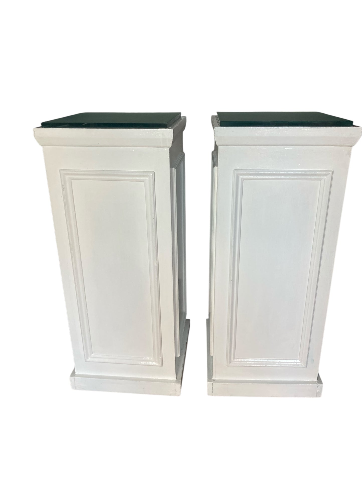 White Column Plynth, plant, urn or bust stand. Event furniture