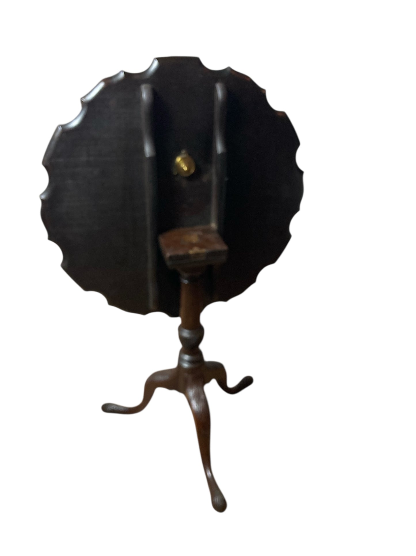 Mahogany George III Stlye Pie Crust Table on Tri Legs
