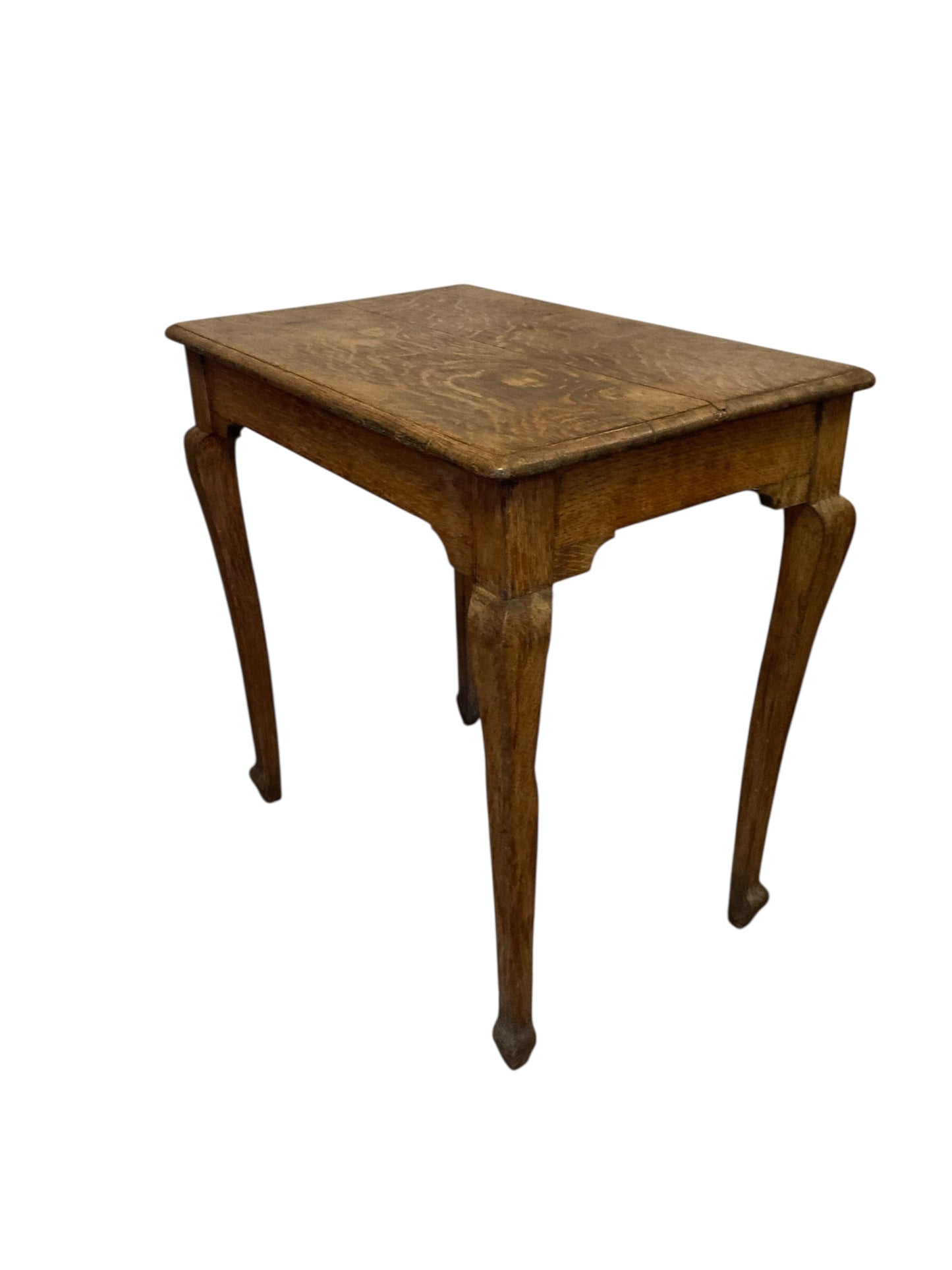 Antique Elm Wood Side or Occassional table early 1900's