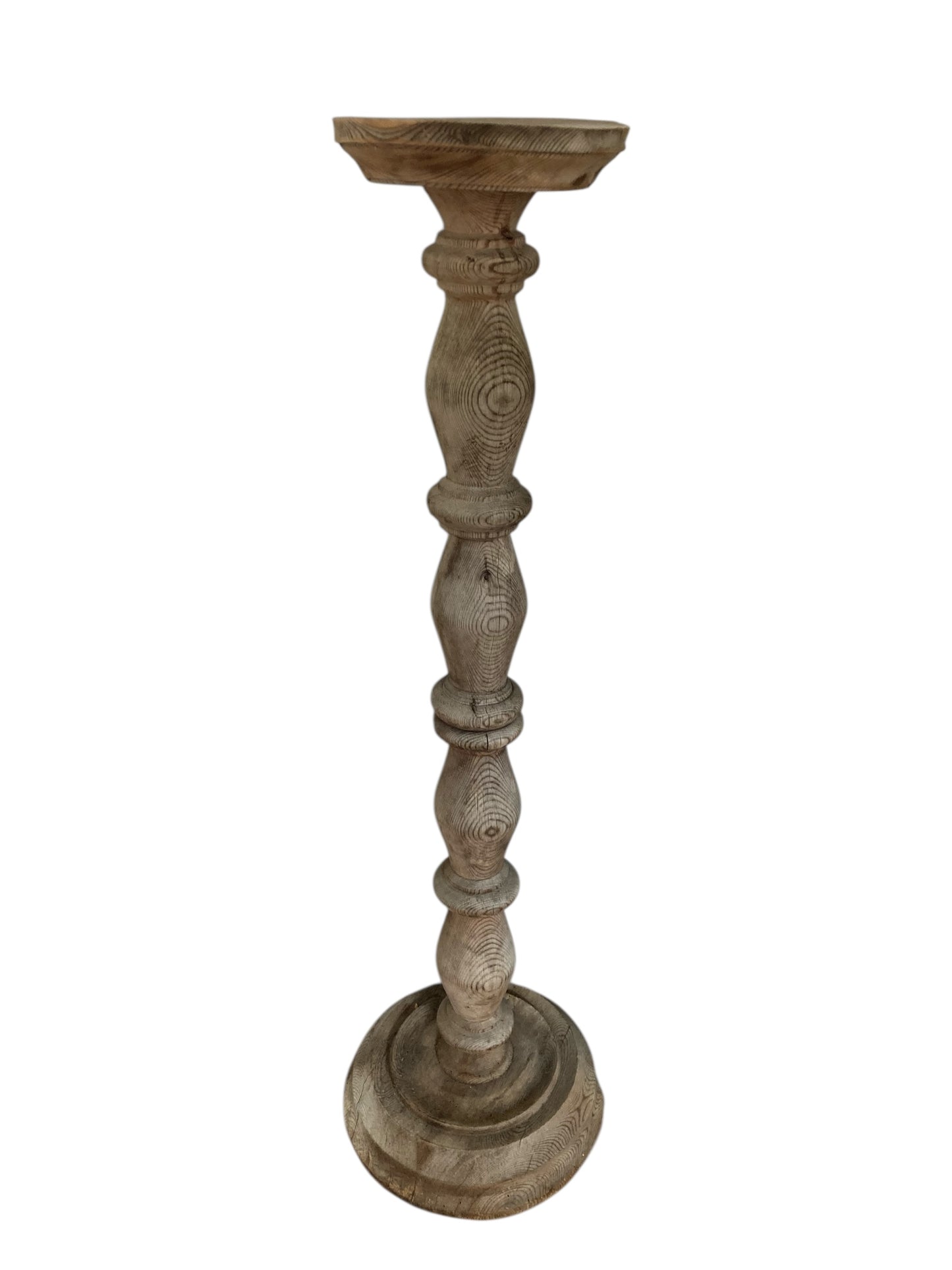 Victorian Rustic Pine Jardinere or Torchiere