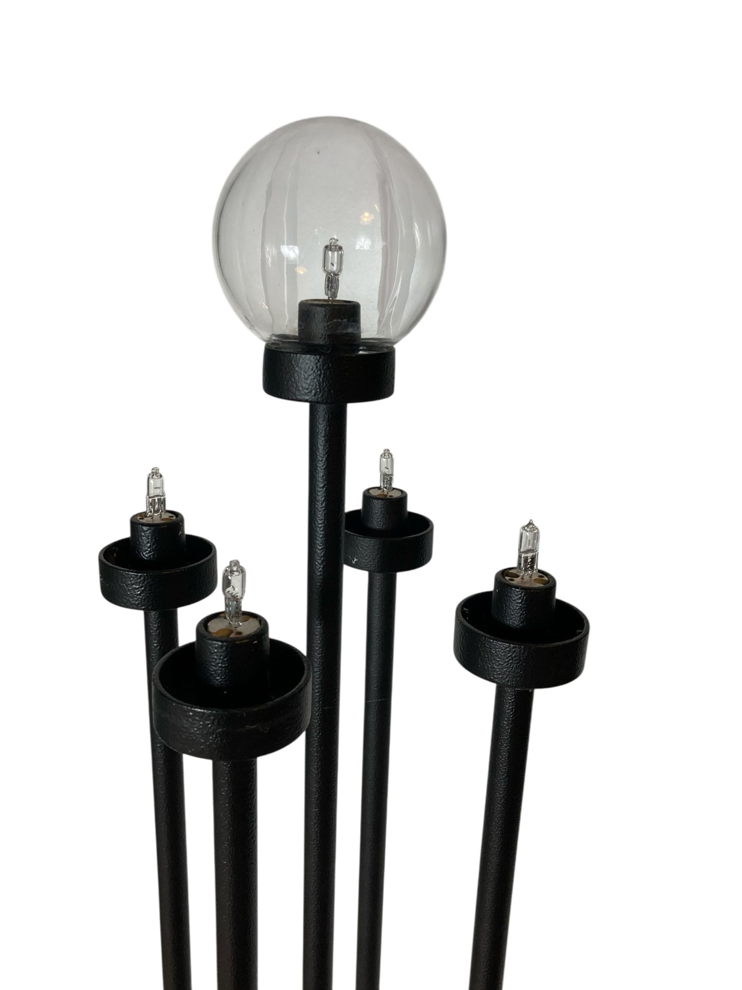 A pair of Italian metal floor lamps