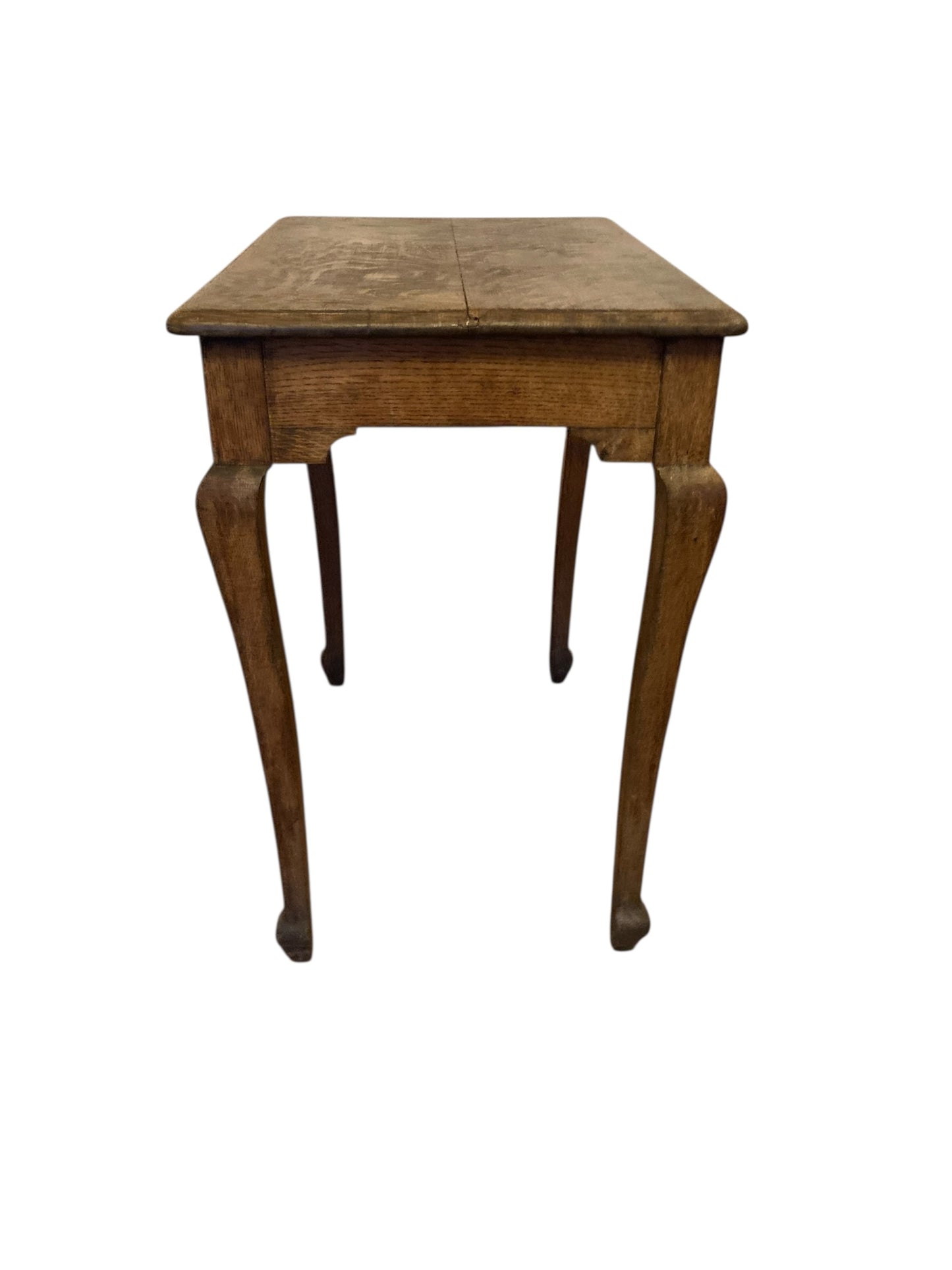 Antique Elm Wood Side or Occassional table early 1900's