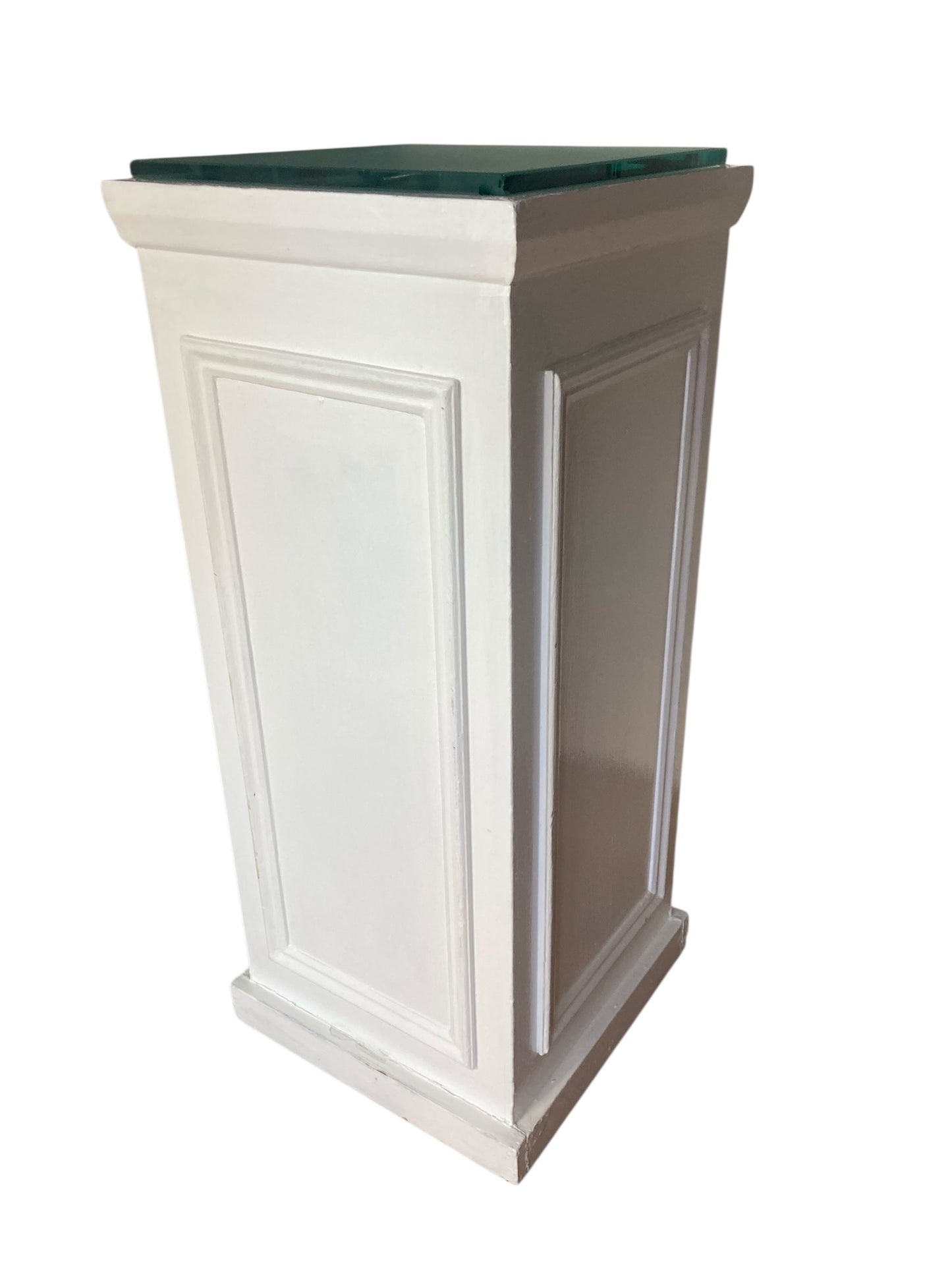 White Column Plynth, plant, urn or bust stand. Event furniture