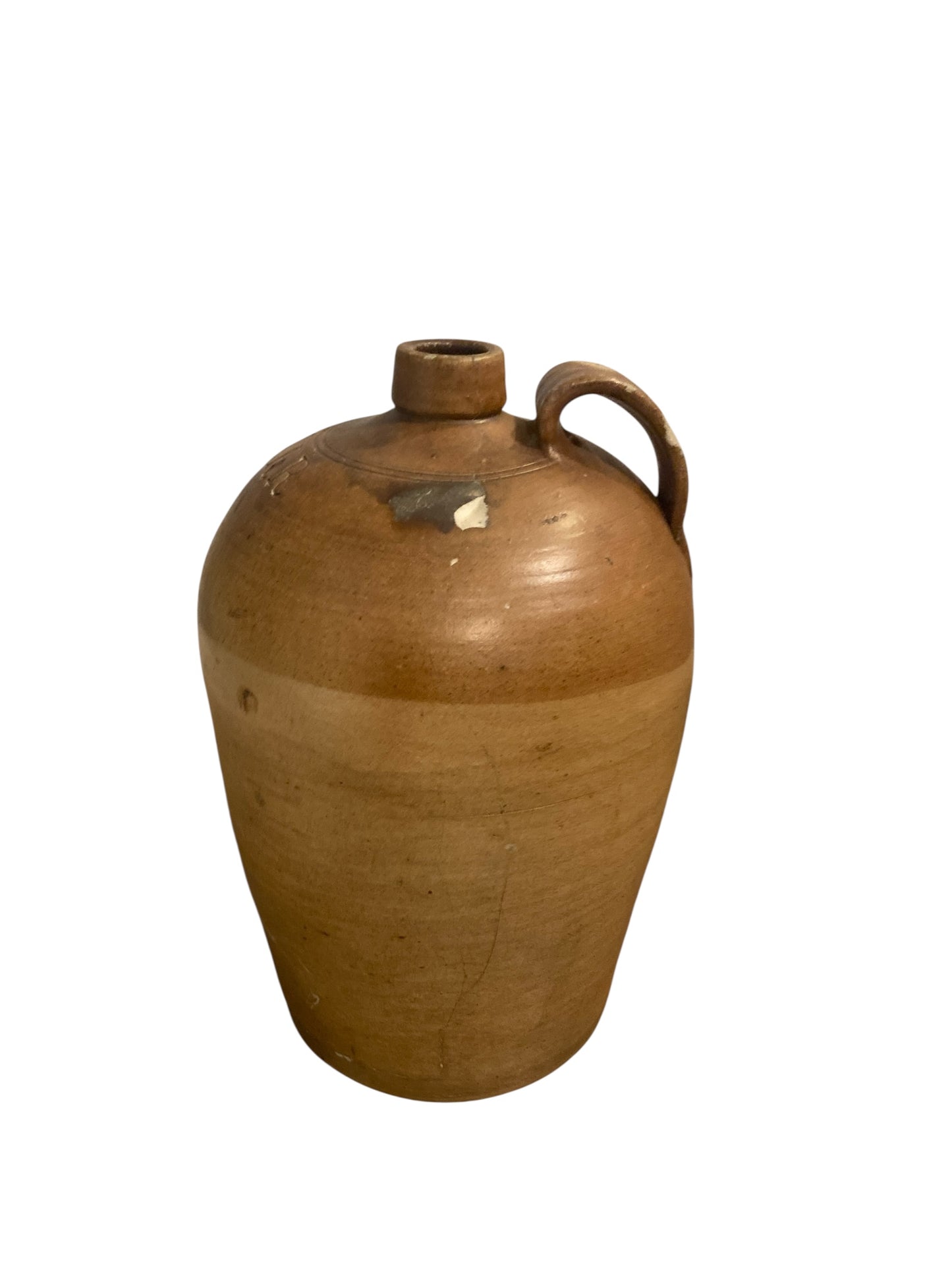 19th century stoneware salt glazed flagons