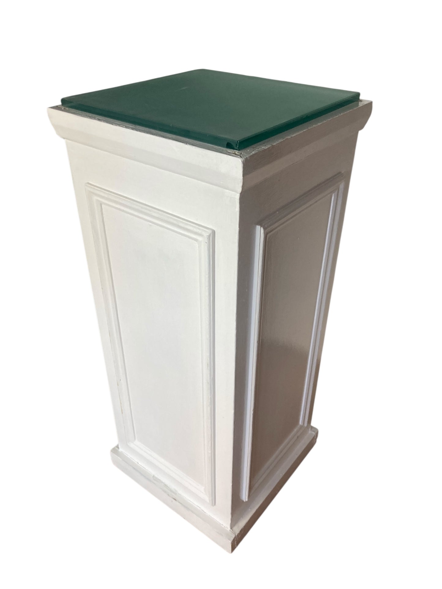 White Column Plynth, plant, urn or bust stand. Event furniture