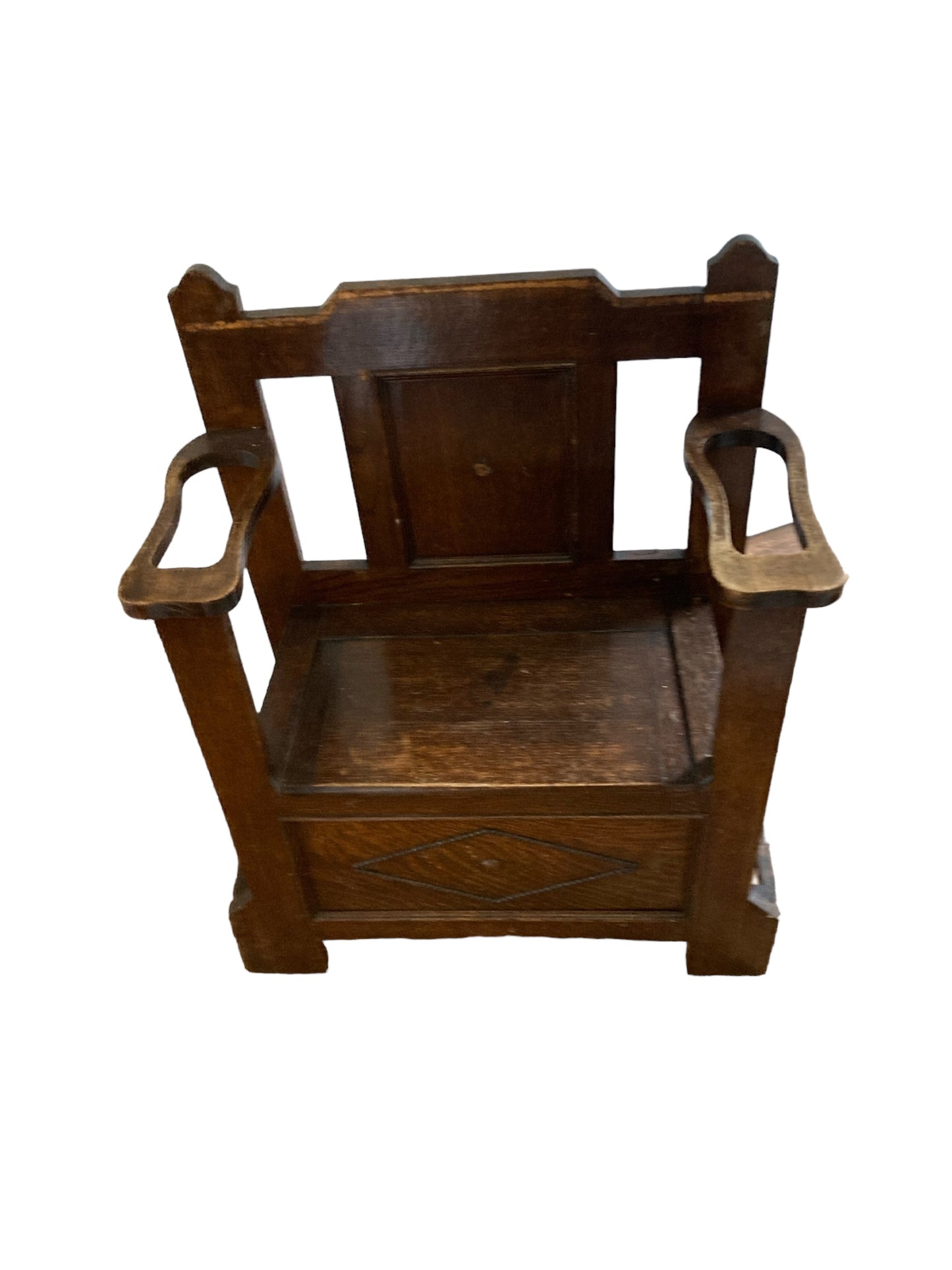 Early 20th Century Oak hall seat or Monks Bench