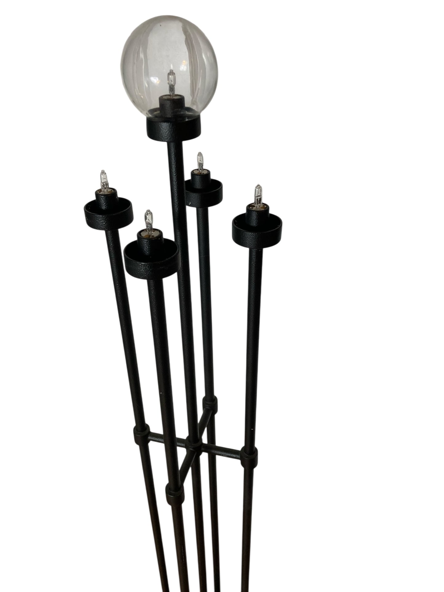 A pair of Italian metal floor lamps