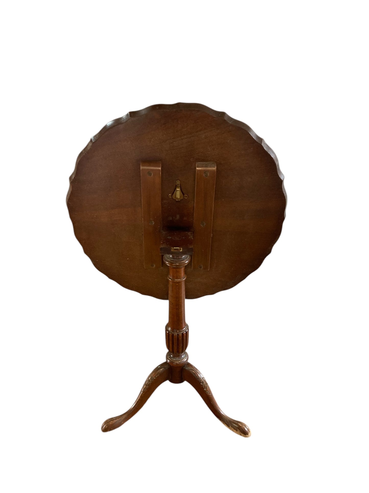 George III Mahogany Pie Crust Tilt top table late 1800's