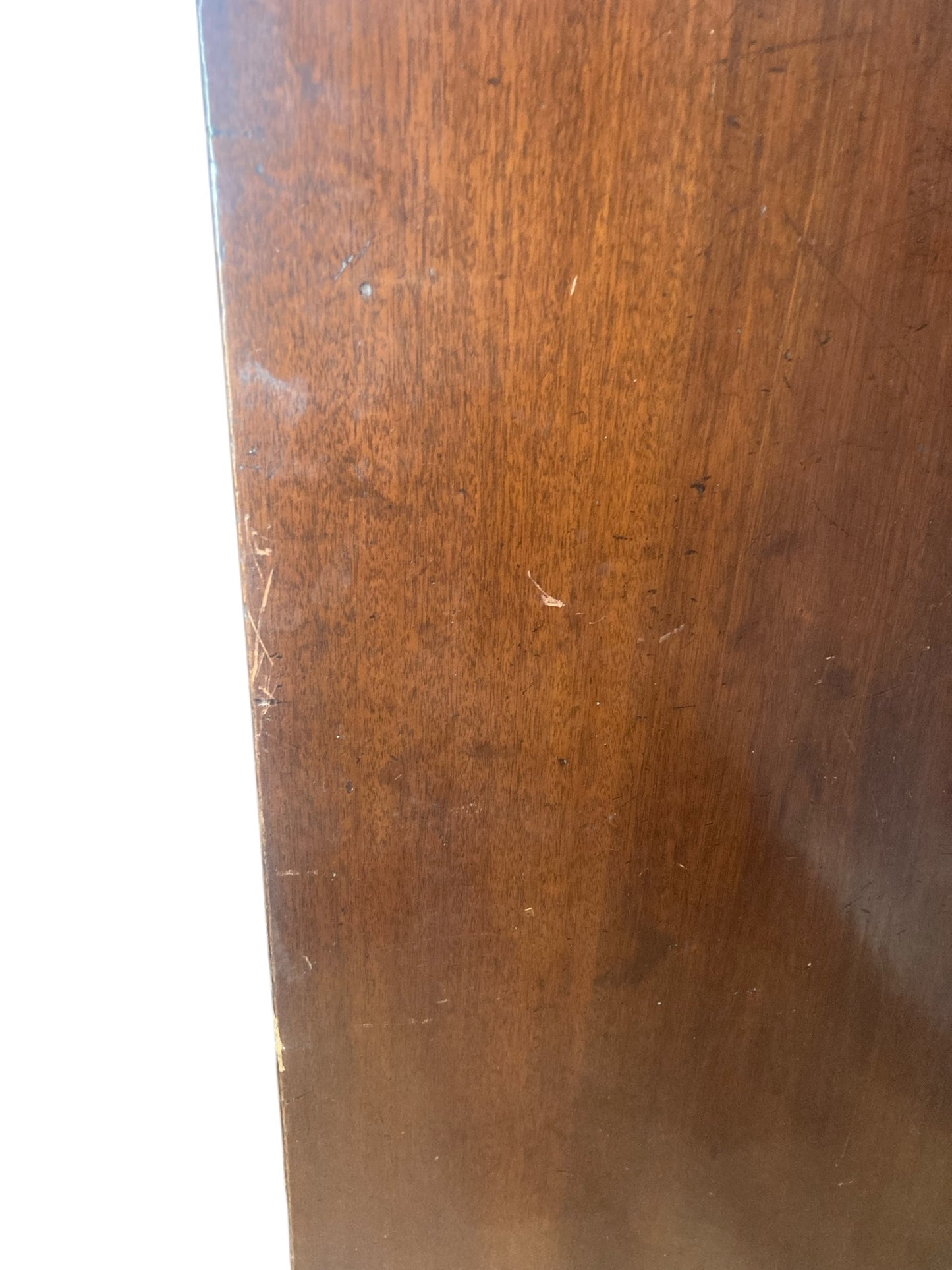 Georgian mahogany Tilt top table on brass castors