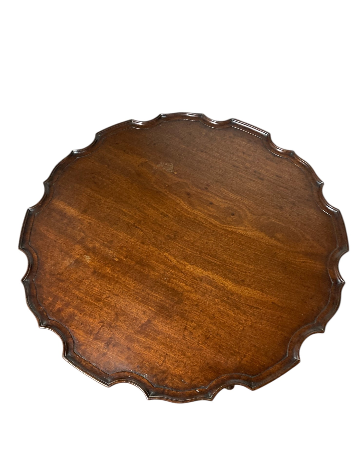 Mahogany George III Stlye Pie Crust Table on Tri Legs