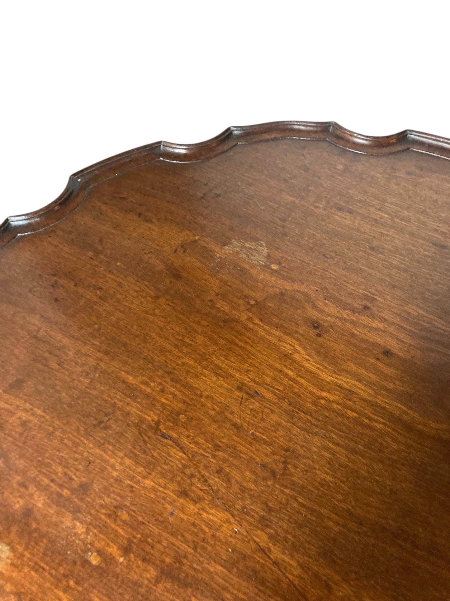 Mahogany George III Stlye Pie Crust Table on Tri Legs