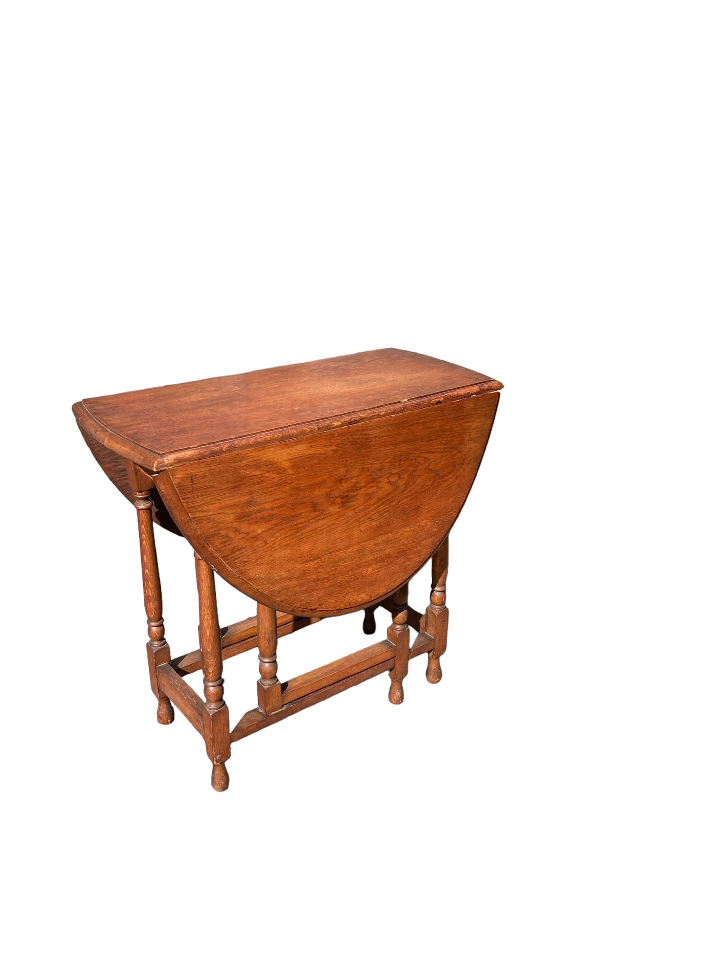 Vintage Oak Gate Leg, drop leaf table