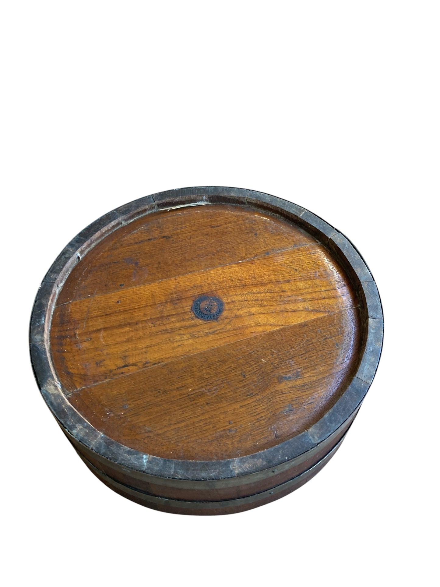 Edwardian Chestnut wood Planter or Ice Bucket.