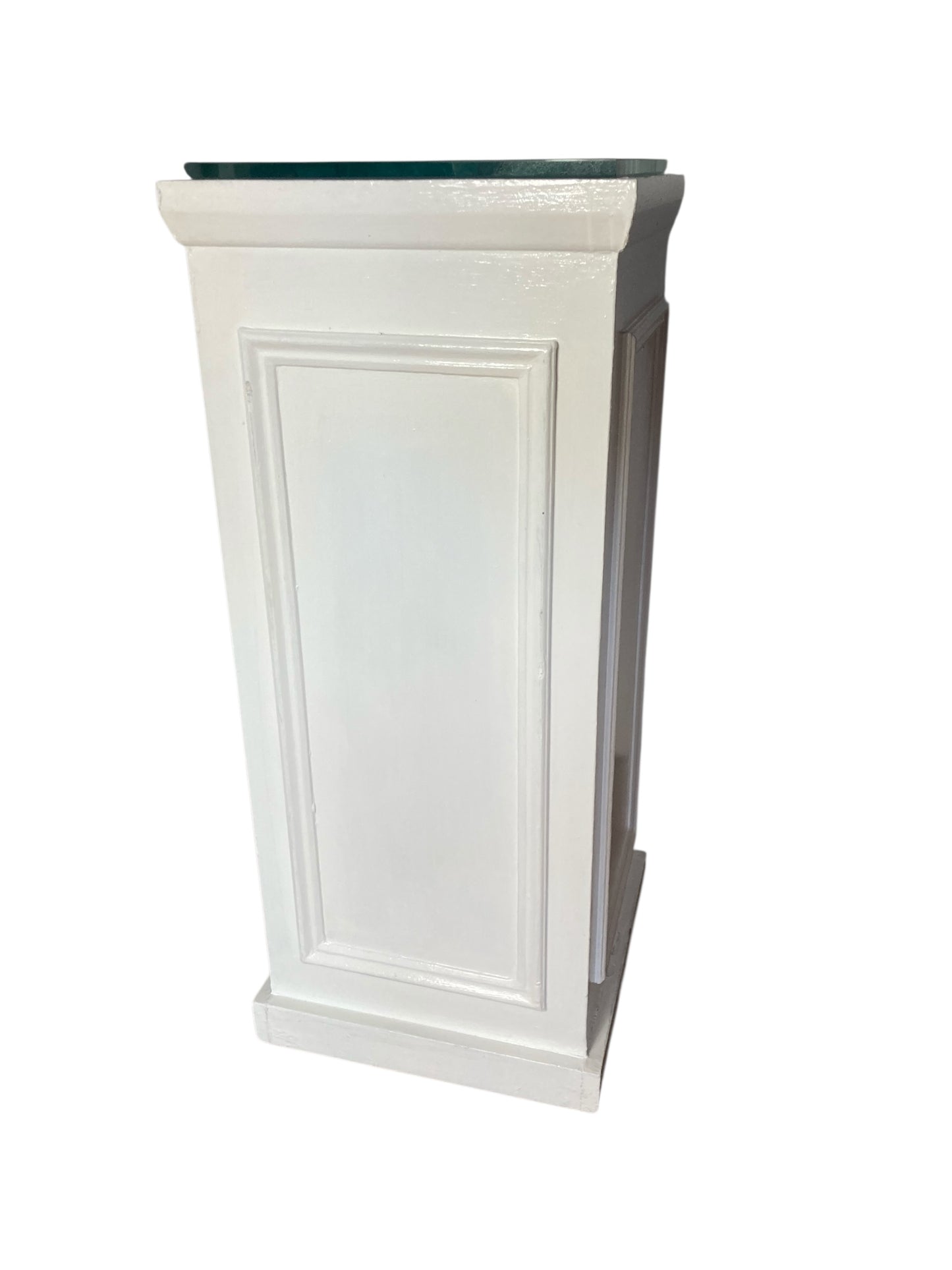 White Column Plynth, plant, urn or bust stand. Event furniture