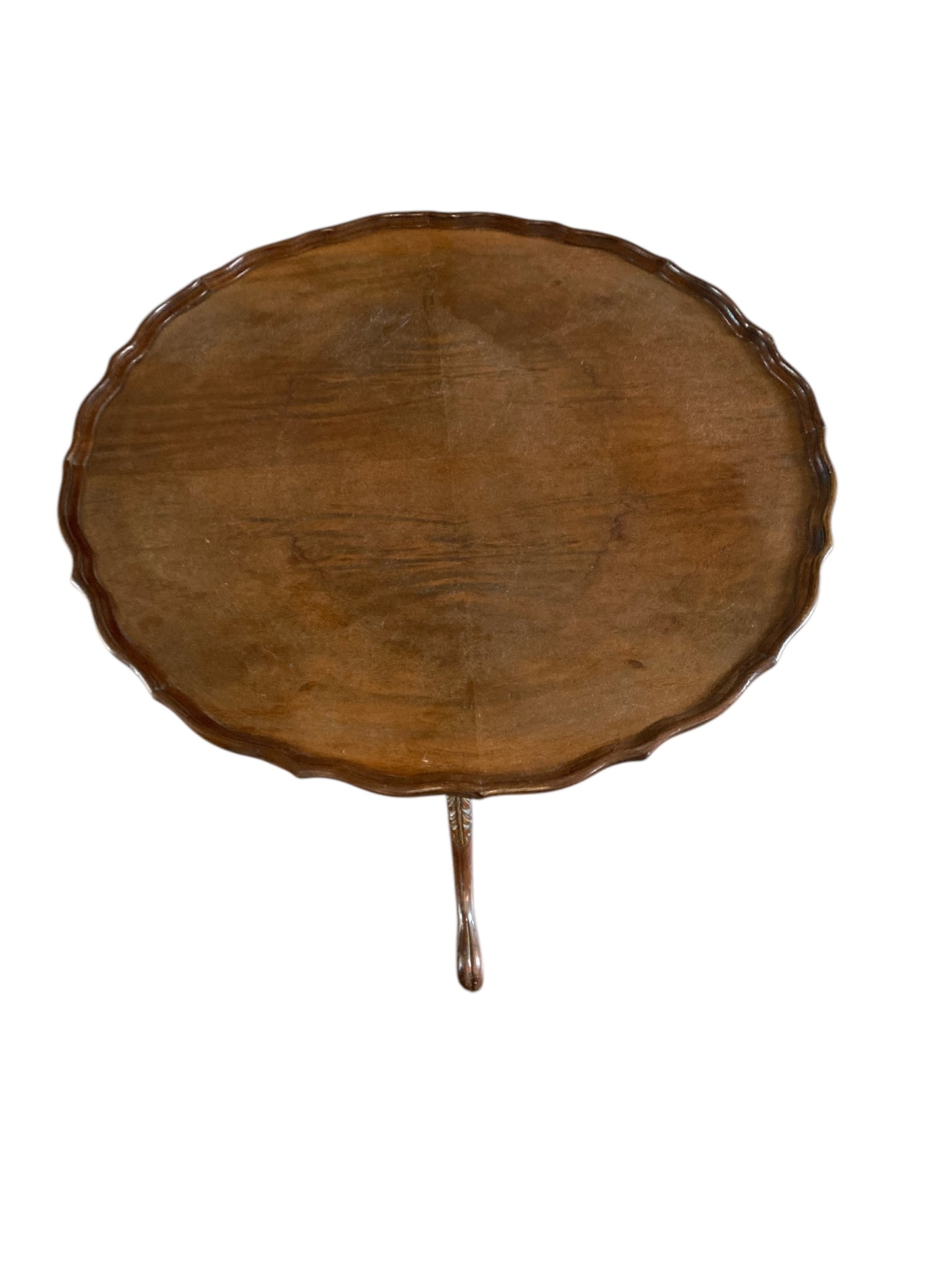 George III Mahogany Pie Crust Tilt top table late 1800's
