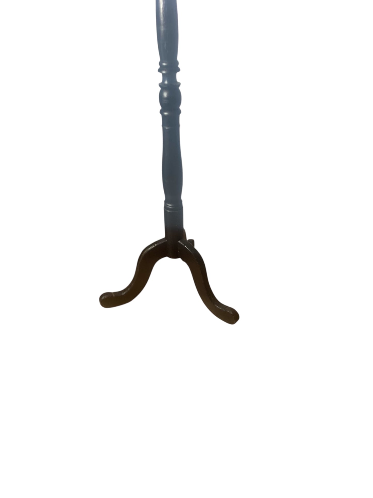 A pair of Tall Ebonised Tri Leg Torcheres