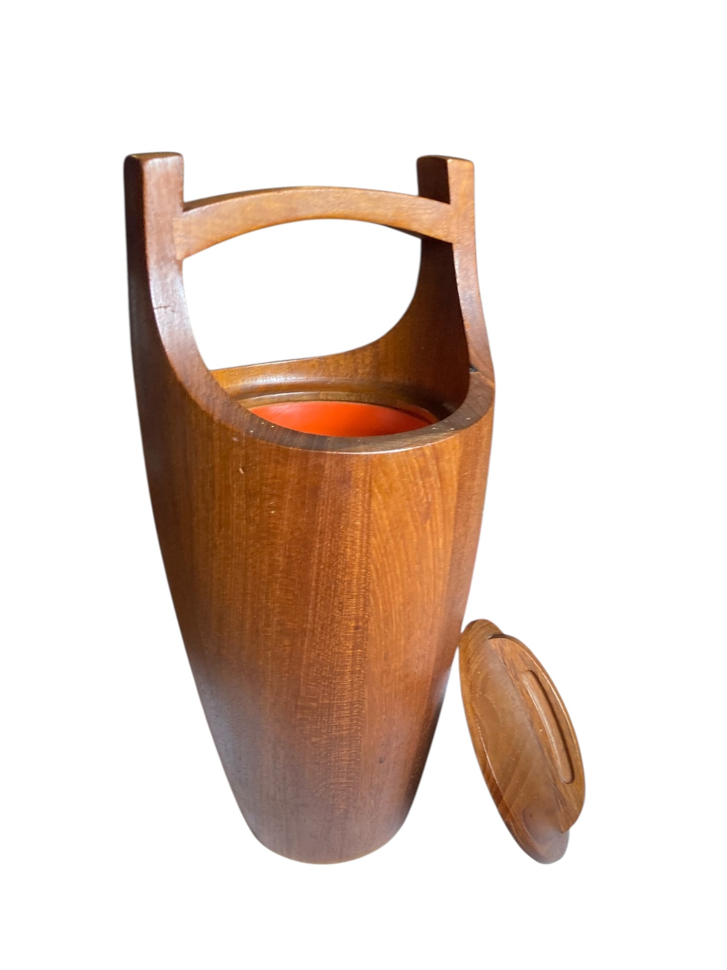Danish Teak Ice Bucket by Jens Quistgaard for Dansk Designs Mid Century