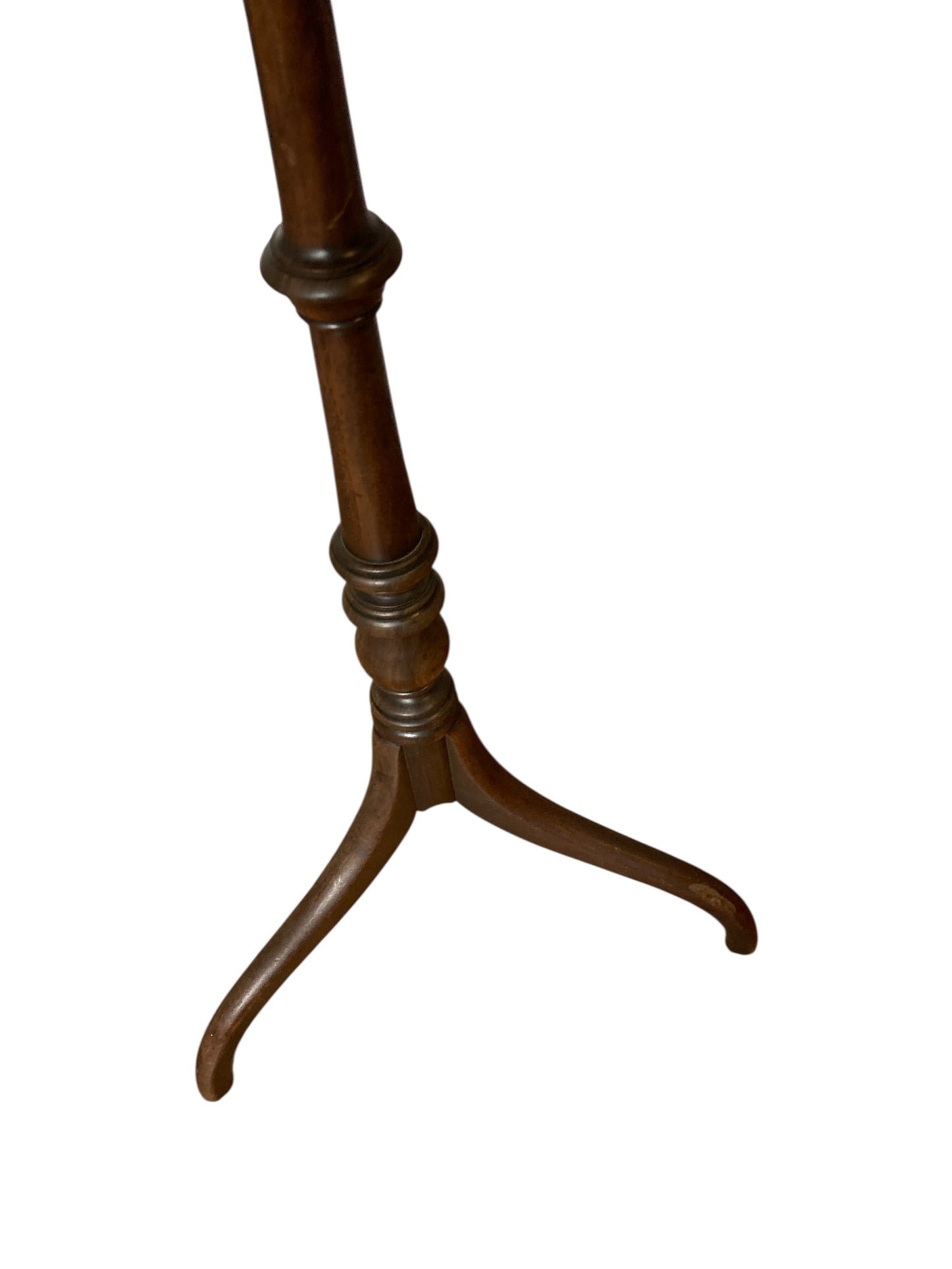 Mahogany Side, wine Table or Plant Stand on Tri Legs 19th Century