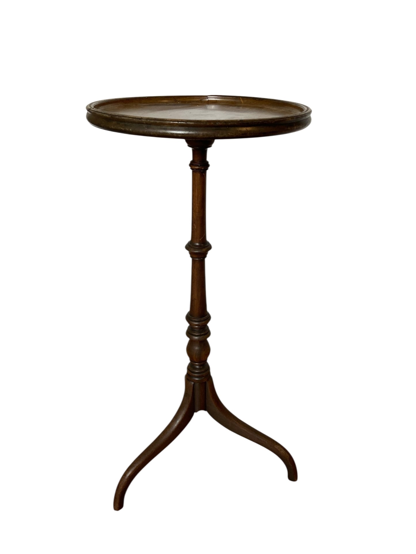 Mahogany Side, wine Table or Plant Stand on Tri Legs 19th Century