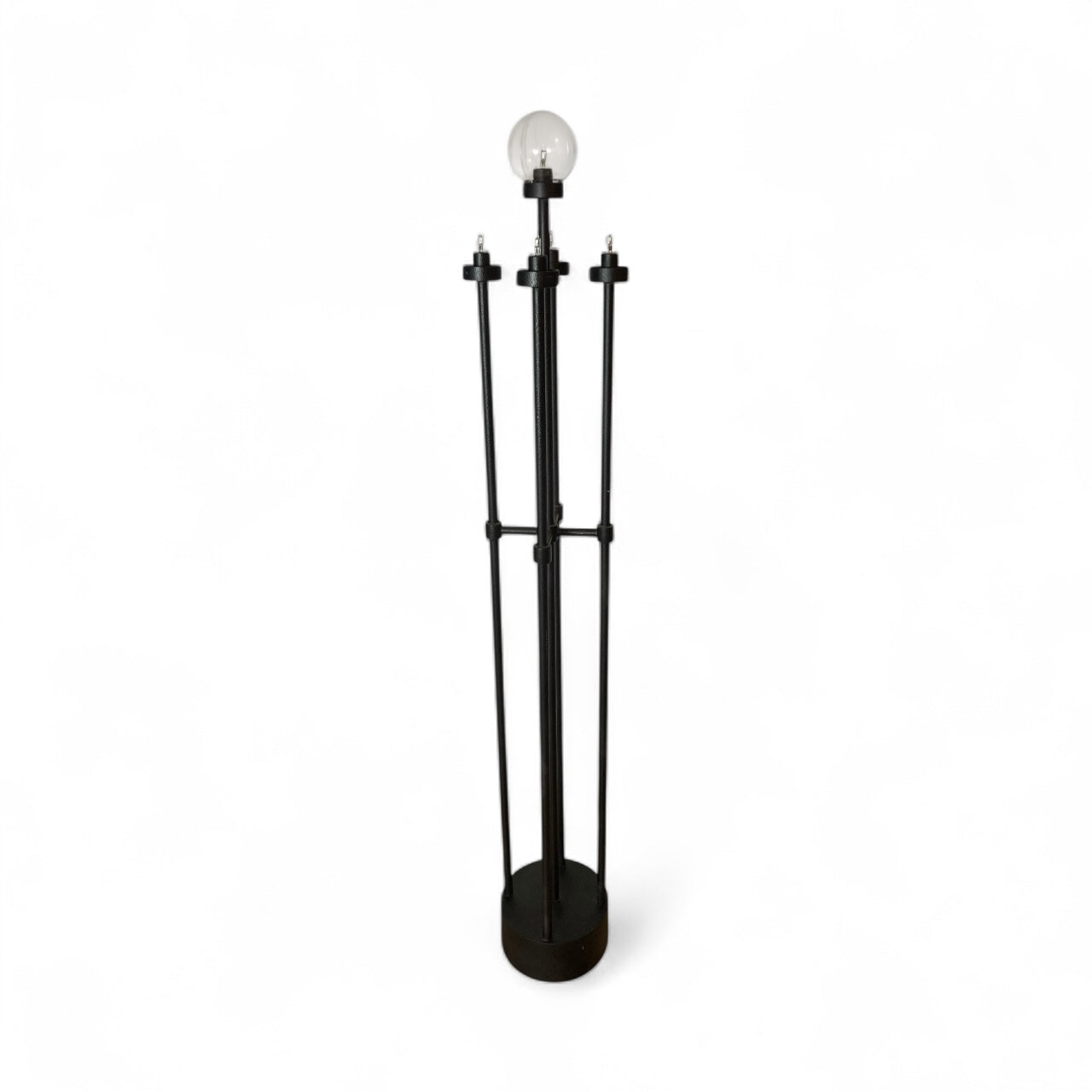 A pair of Italian metal floor lamps
