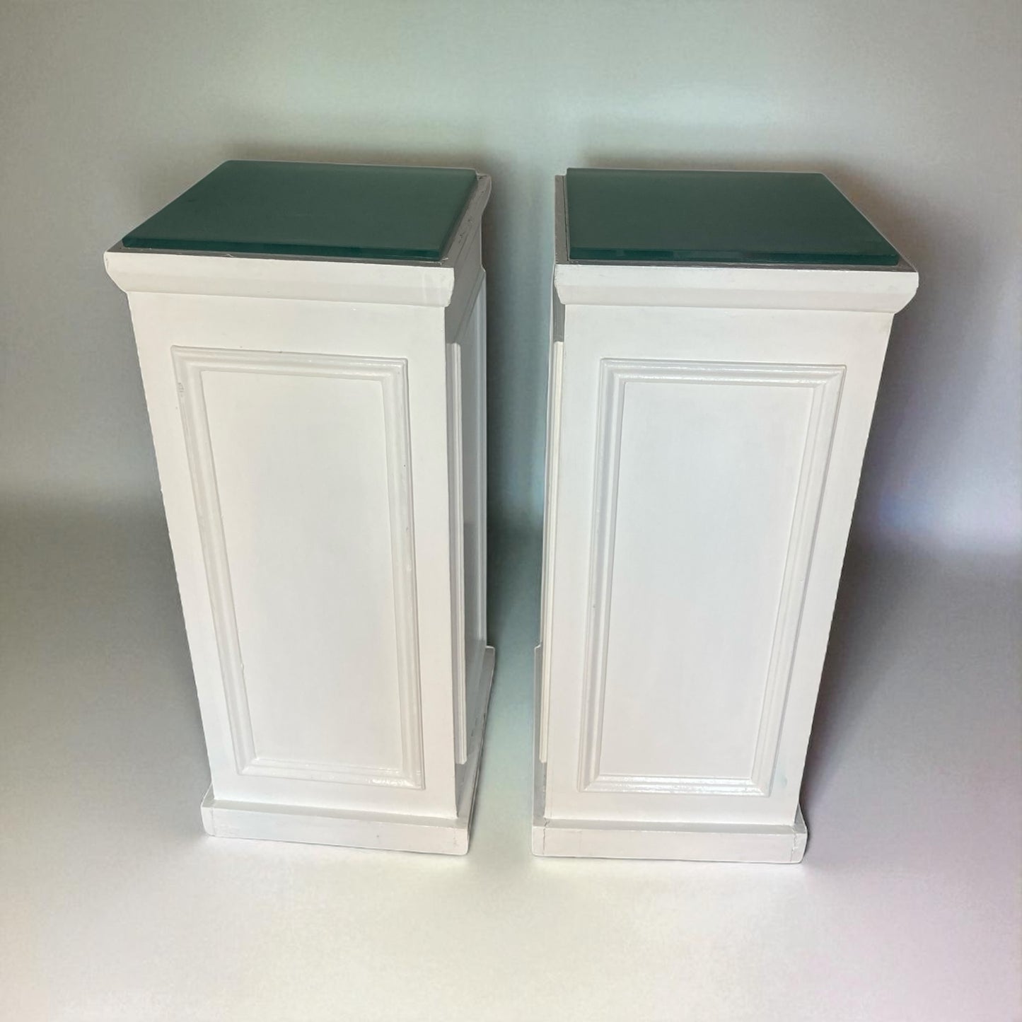 White Column Plynth, plant, urn or bust stand. Event furniture