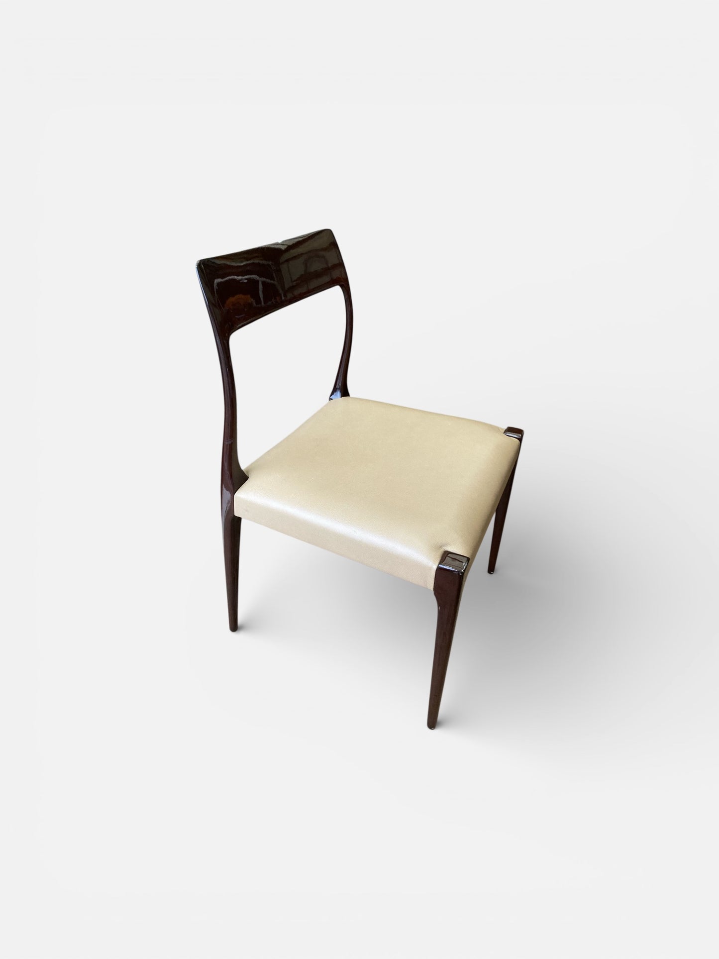 Set of Four Mid Century Style Laskasa Karen Laquered Dining Chairs