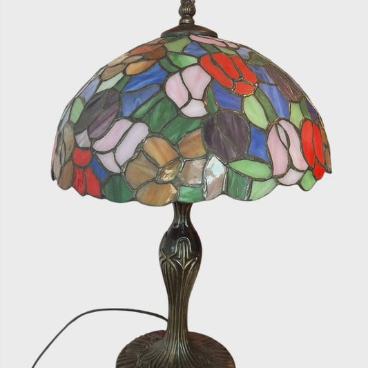 Tiffany Style Stained Glass Table Lamp