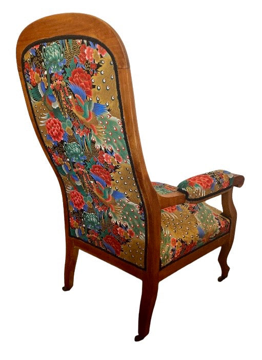 French 19th Century Chair Liberty style upholstery