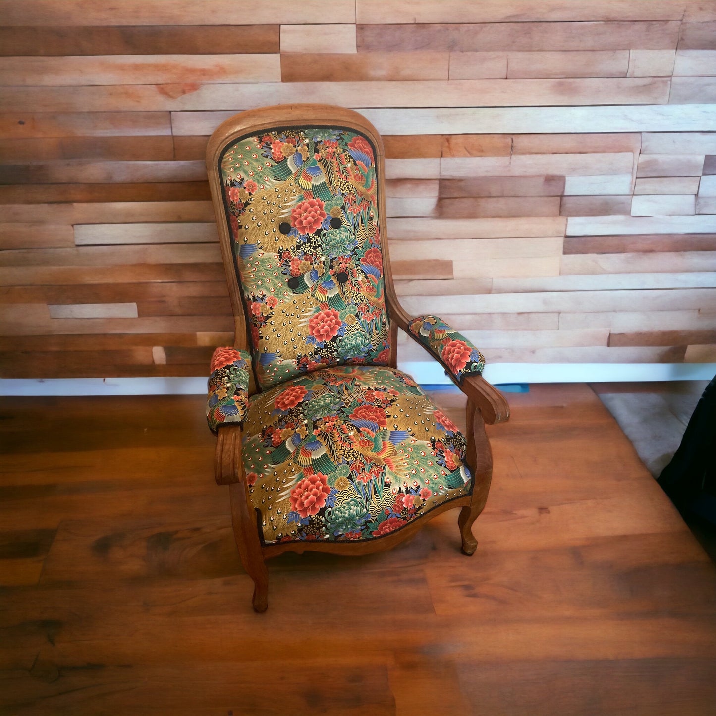 French 19th Century Chair Liberty style upholstery